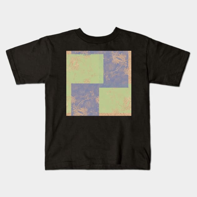 Tissue-Paper Collage Kids T-Shirt by LochNestFarm